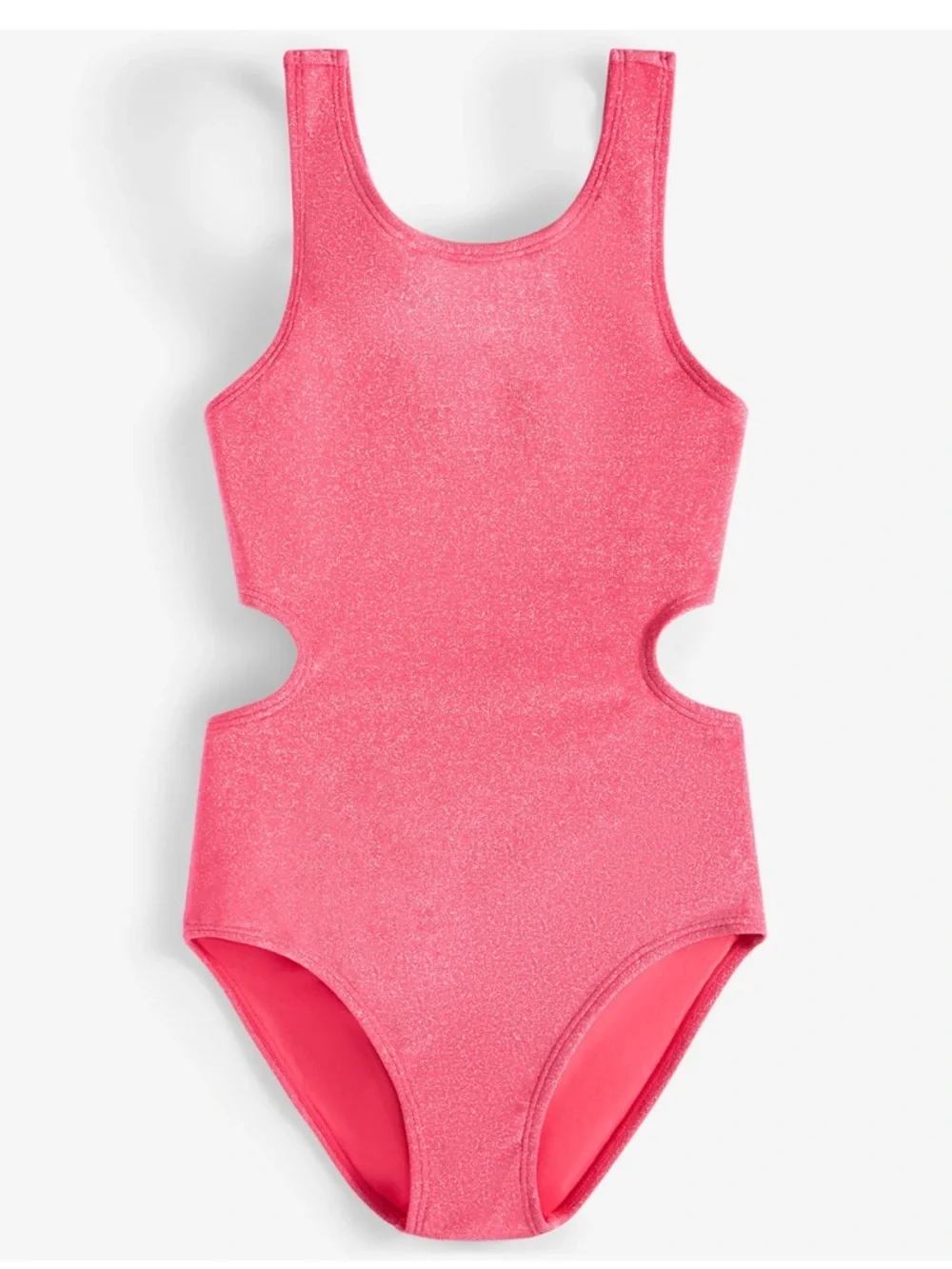 Epic Threads Big Girls Glitter One-Piece Pink Swimsuit